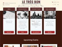 Tablet Screenshot of letresbon.com.au